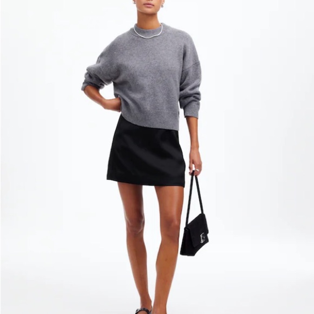 Madewell Black Mini Skirt